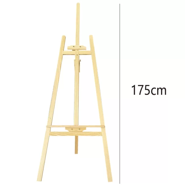 prémium fa festőállvány 175 cm szemből