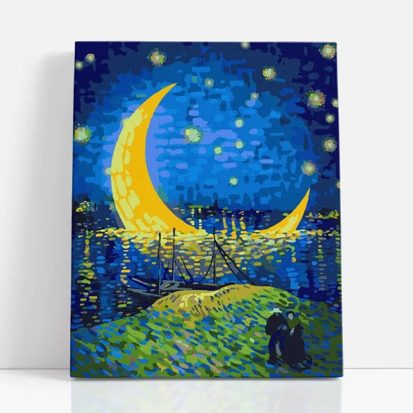 van gogh hold számfestő szemből