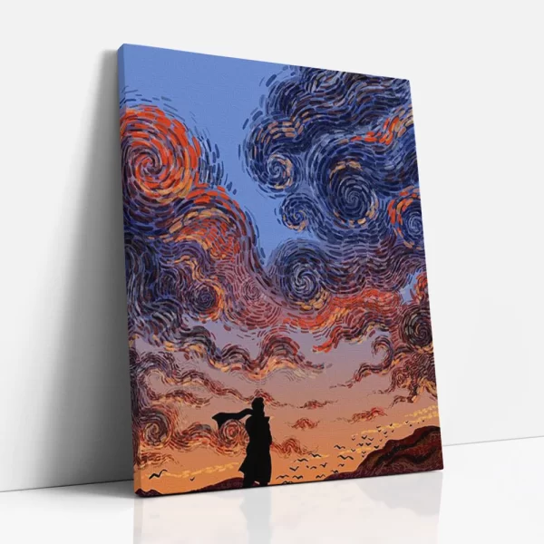 van gogh napfelkelte számfestő oldalról